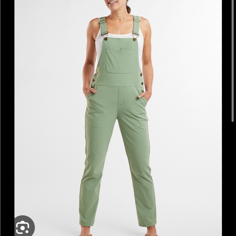 NWT Wild Rye olive overalls